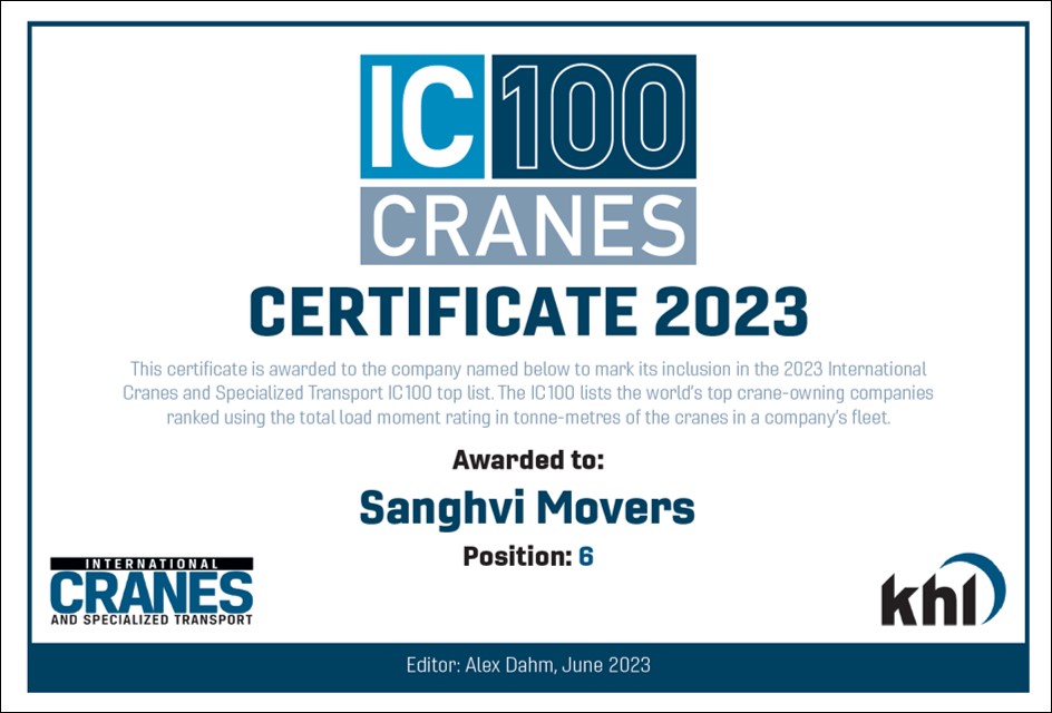 IC 100 Cranes